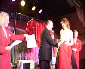 Melanie receives coat