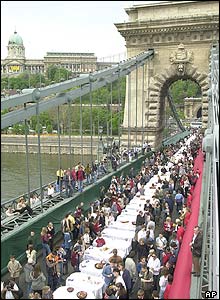 Chain Bridge in Budapest 