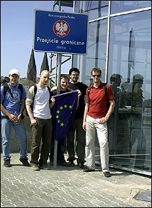 Scene on the German-Polish border