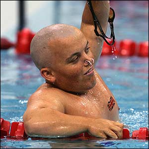 Duke salutes the crowd after his shock victory