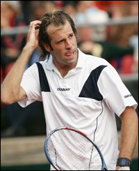 Rusedski is defeated