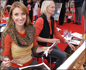 Jane Seymour and Anneka Rice