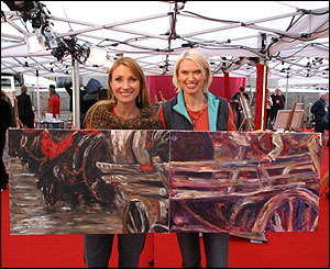 Jane Seymour and Anneka Rice