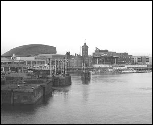 This view of Cardiff Bay was taken from St David's Hotel by Michael Yearsley 