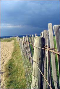 This picture-book image was taken at the rear of the Royal Porthcawl golf club in Porthcawl (Michael Earl)