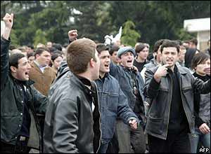 A demonstration in Ajaria's capital, Batumi