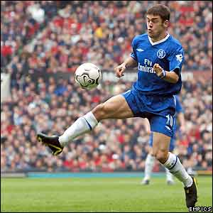 Chelsea midfielder Joe Cole