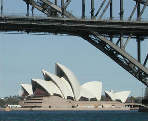 Sydney Opera House. Photo sent in by Linda Williams