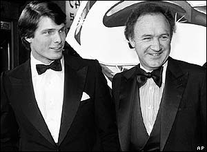 Christopher Reeve and Gene Hackman