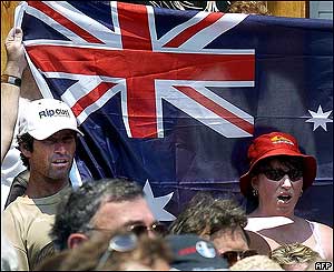 Australians at the memorial ceremony