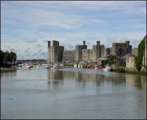 Carnaerfon Castle, as sent by Gill Dickinson