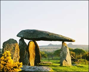The Pentre Ifan burial chamber in Pembrokeshire (Mark Edwards, Aberystwyth)