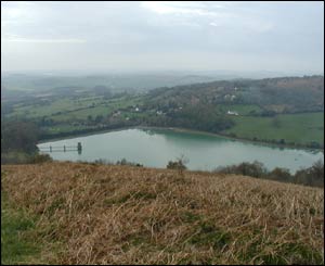 A picture of Wentwood Reservoir taken from the top of Grey Hill near Caldicot, Monmouthshire (Craig Cullinane, Caldicot)