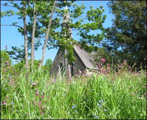 Merthyr Mawr church, near Bridgend, as captured by John Thorn