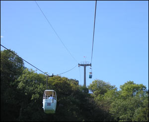 Dylan Williams, from Rhosllanerchrugog, took this shot of the cable cars at the Great Orme in Llandudno