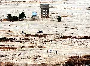 Site of the La Cuarenta neighbourhood of Jimani