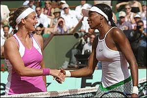 Mary Pierce and Venus Williams