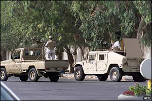 Saudi security forces in Khobar