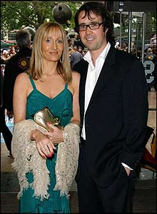 JK Rowling and her partner Neil Murray