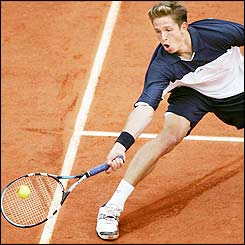 Andreev had knocked out defending champion Juan Carlos Ferrero en route to the fourth round