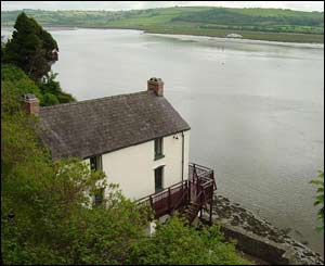 Andrew Willis took this image of Dylan Thomas' boathouse in Laugharne
