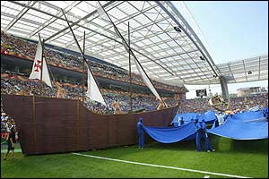 The opening ceremony at Euro 2004