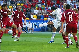 Milan Baros equalises in the 72nd minute