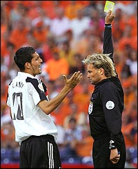 Kevin Kuranyi is booked