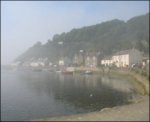Eiona Roberts from Swansea sent in this picture of fog rolling into Lower Fishguard