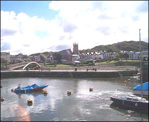 The picturesque harbour of Aberaeron, from Pam Venner in Pembrey, Carmarthenshire