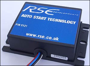 Photo of the RSE hands-free ignition box 