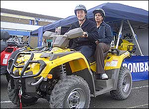 Photo of two-seater quad bike