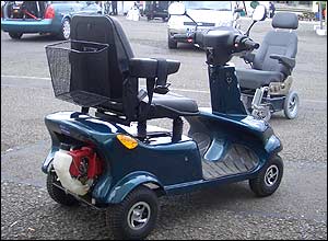 Photo of RSE dual power scooter. 