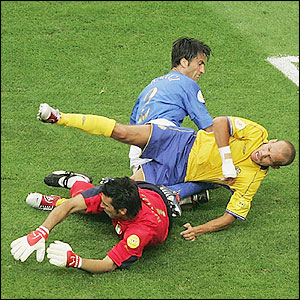 Panucci nd Buffon combine to keep out Ljungberg