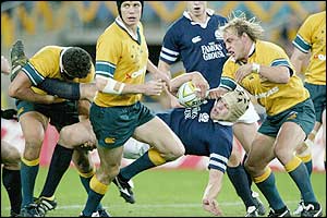 Ali Hogg is upended by the Australian defence