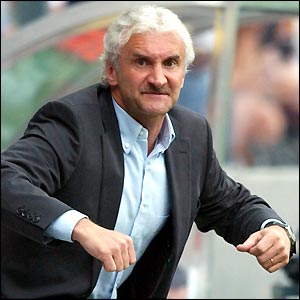 German coach Rudi Voeller will be furious with his team's poor display