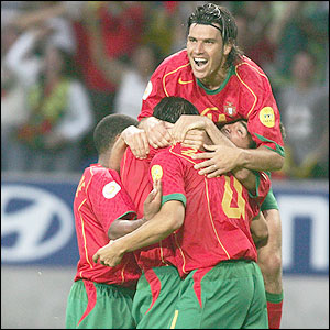 Miguel Nuno Gomes puts Portugal ahead