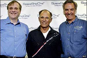 The men behind SpaceShipOne