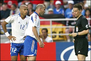 Thierry Henry and Zinedine Zidane