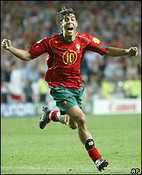 Portugal's Rui Costa celebrates