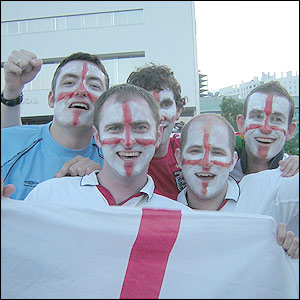 Happier days for England fans