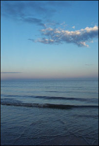 Swansea Beach at sunset taken by Karen Squire from Derbyshire