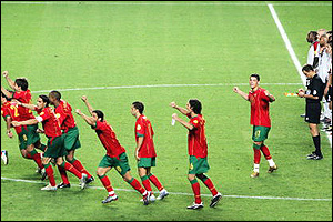 Portugal players