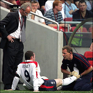 Rooney receives treatment