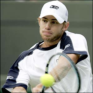 Andy Roddick in action