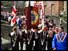 Apprentice Boys marching on wall in Londonderry