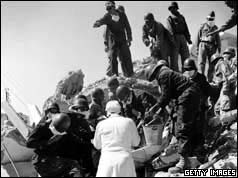 Scene of the Agadir earthquake