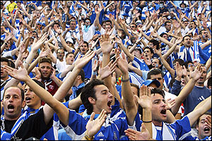 Greece fans 
