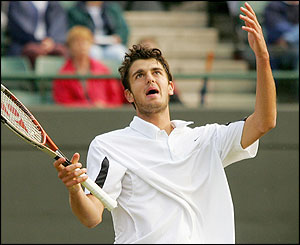 Tim Henman's conqueror Ancic will hope he is not in danger of seeing his Wimbledon run ended 