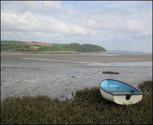 Arwel Lewis captured this view across the Tywi Estuary at Laugharne